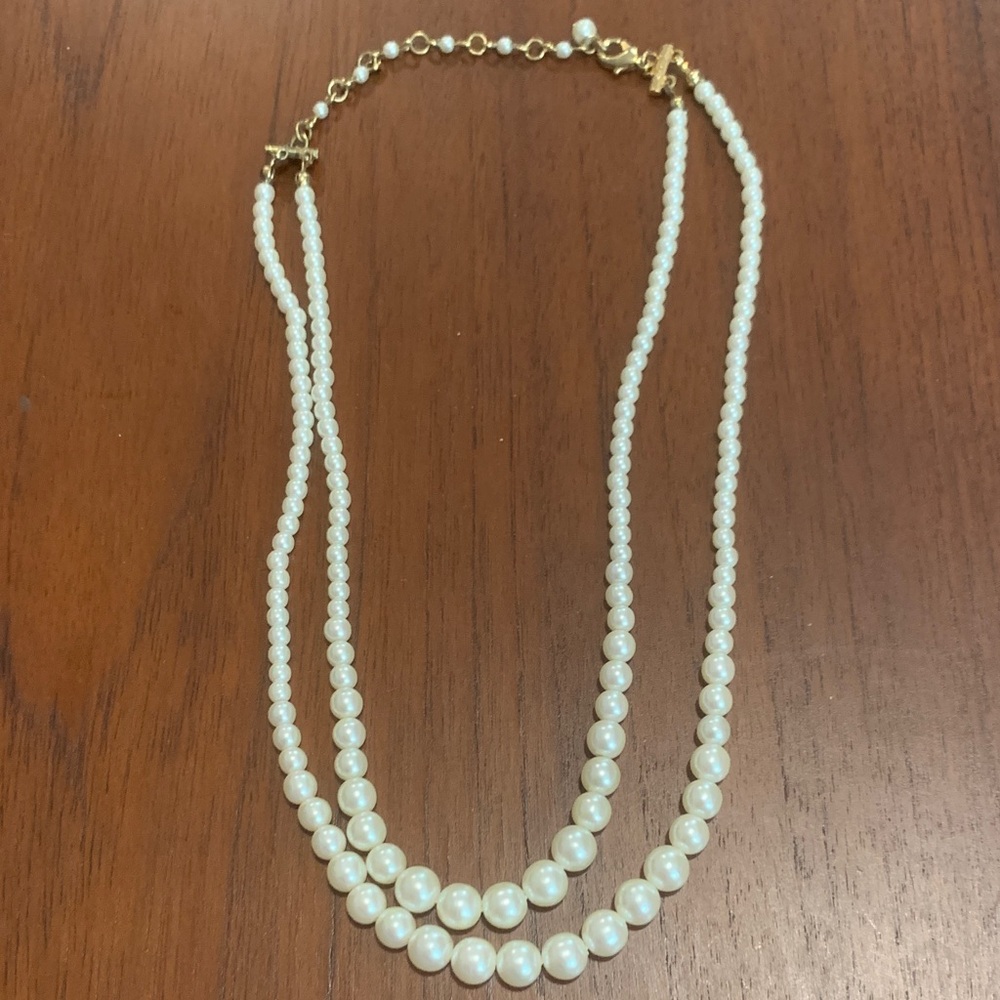 Avon Double Strand Pearl Necklace